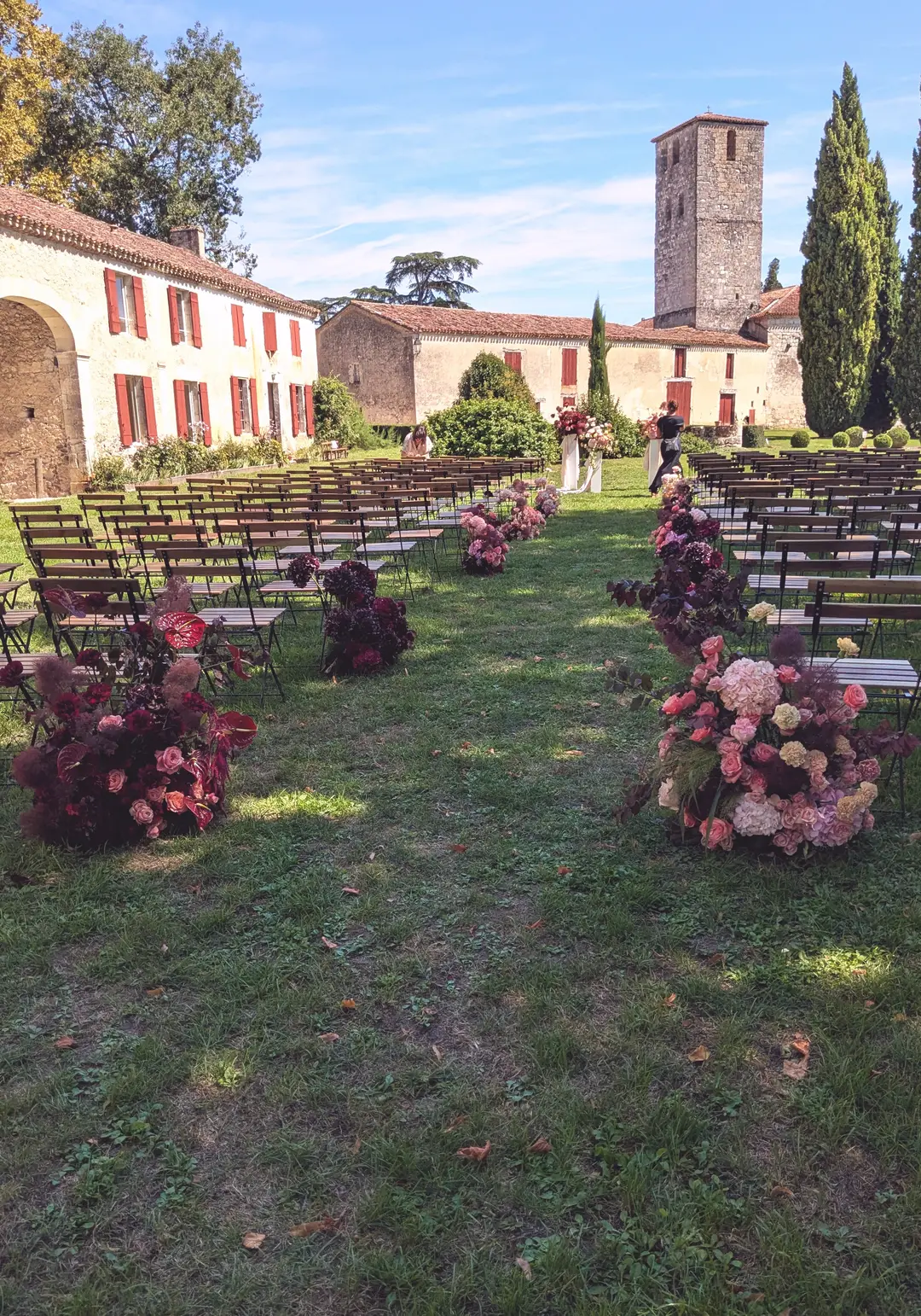 Allée de cérémonie mariage