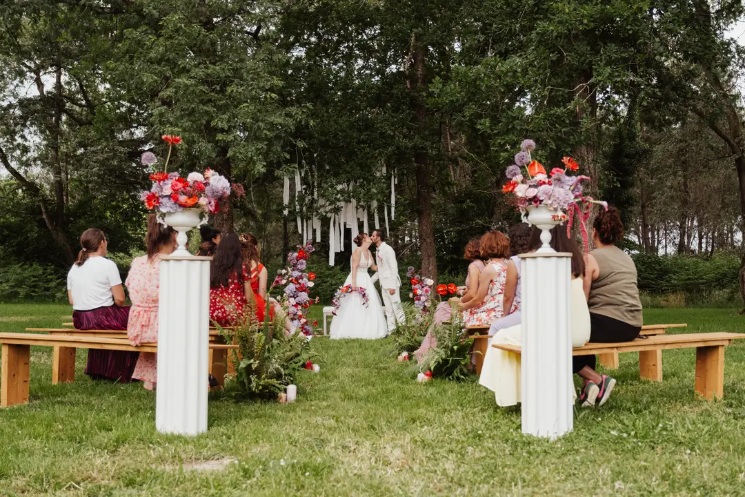 Allée de cérémonie – Shooting d'inspiration, Airial de Lachayre