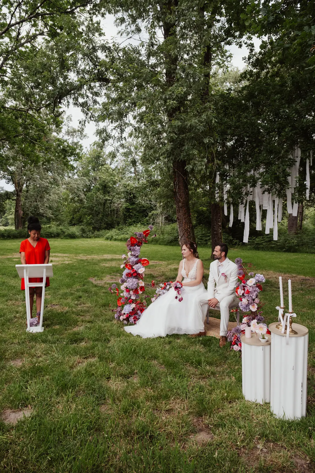 Arche fleurie asymétrique – Shooting d'inspiration, Airial de Lachayre