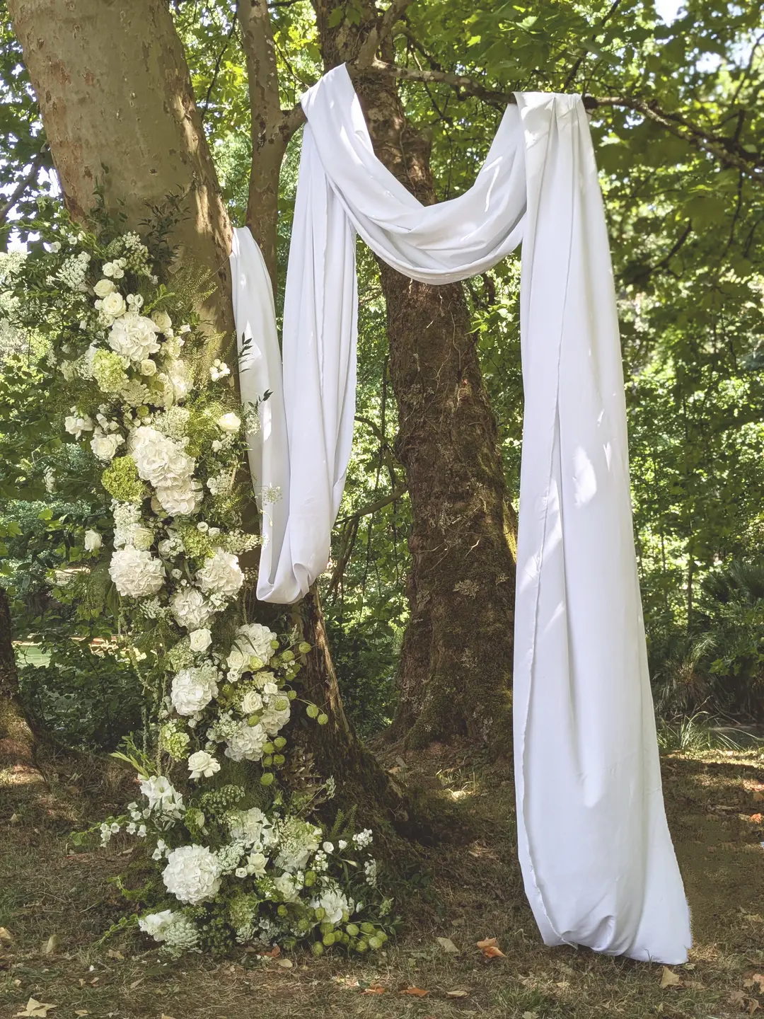 Arche fleurs mariage