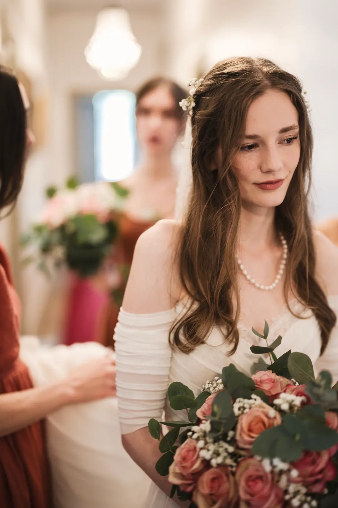 Bouquet de mariée – mariage Annabelle & Liam, Château de Siradan