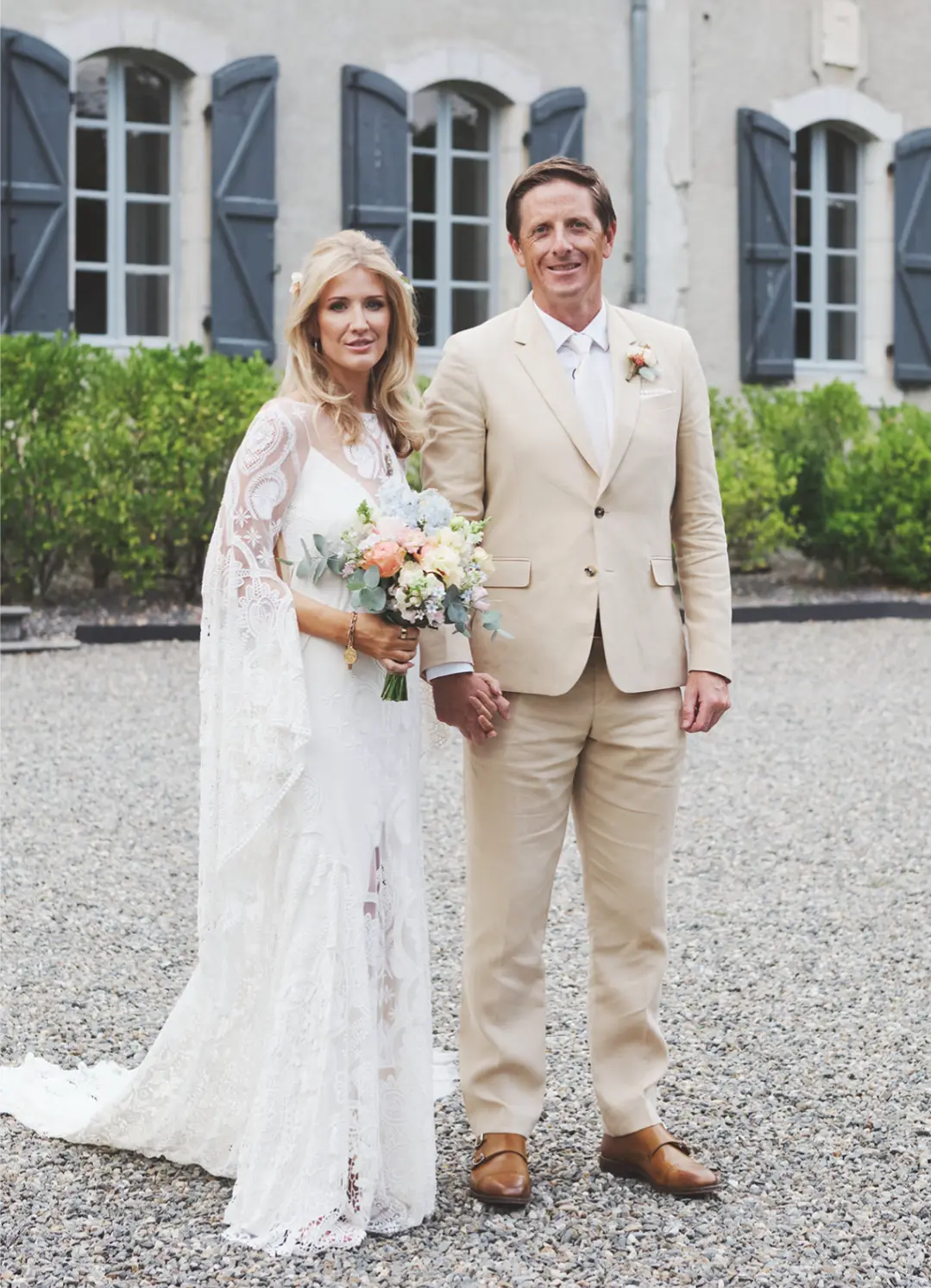 Bouquet de mariée – mariage Casey & Kyle, Château de Siradan
