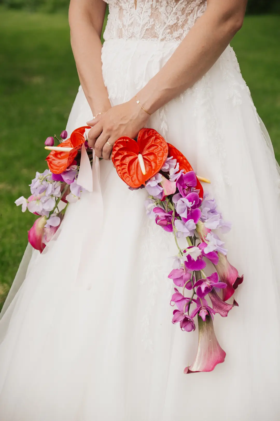 Bouquet de mariée double sens – Shooting d'inspiration, Airial de Lachayre