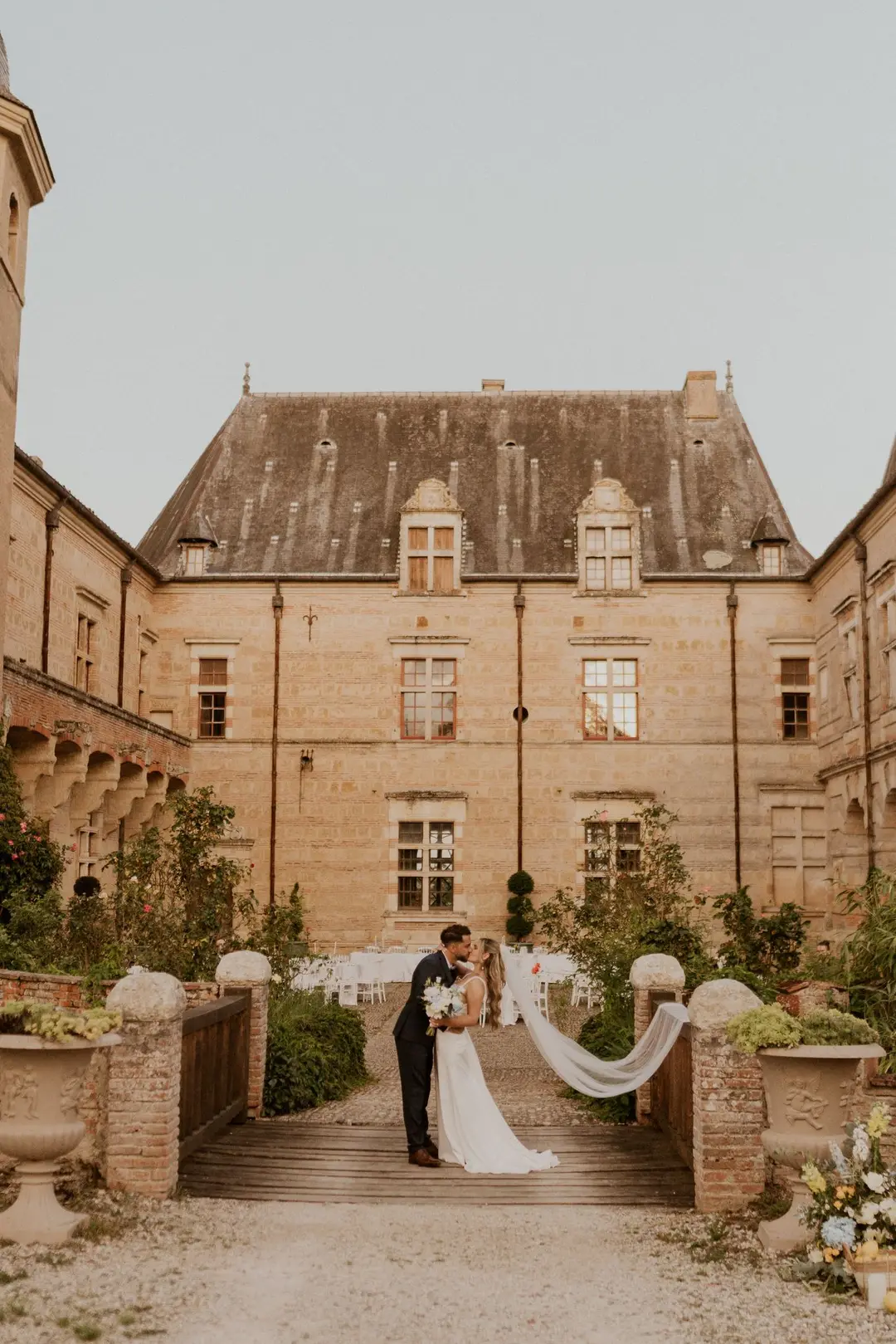 Bouquet de mariée – mariage Emma & Patrick, Château de Caumont