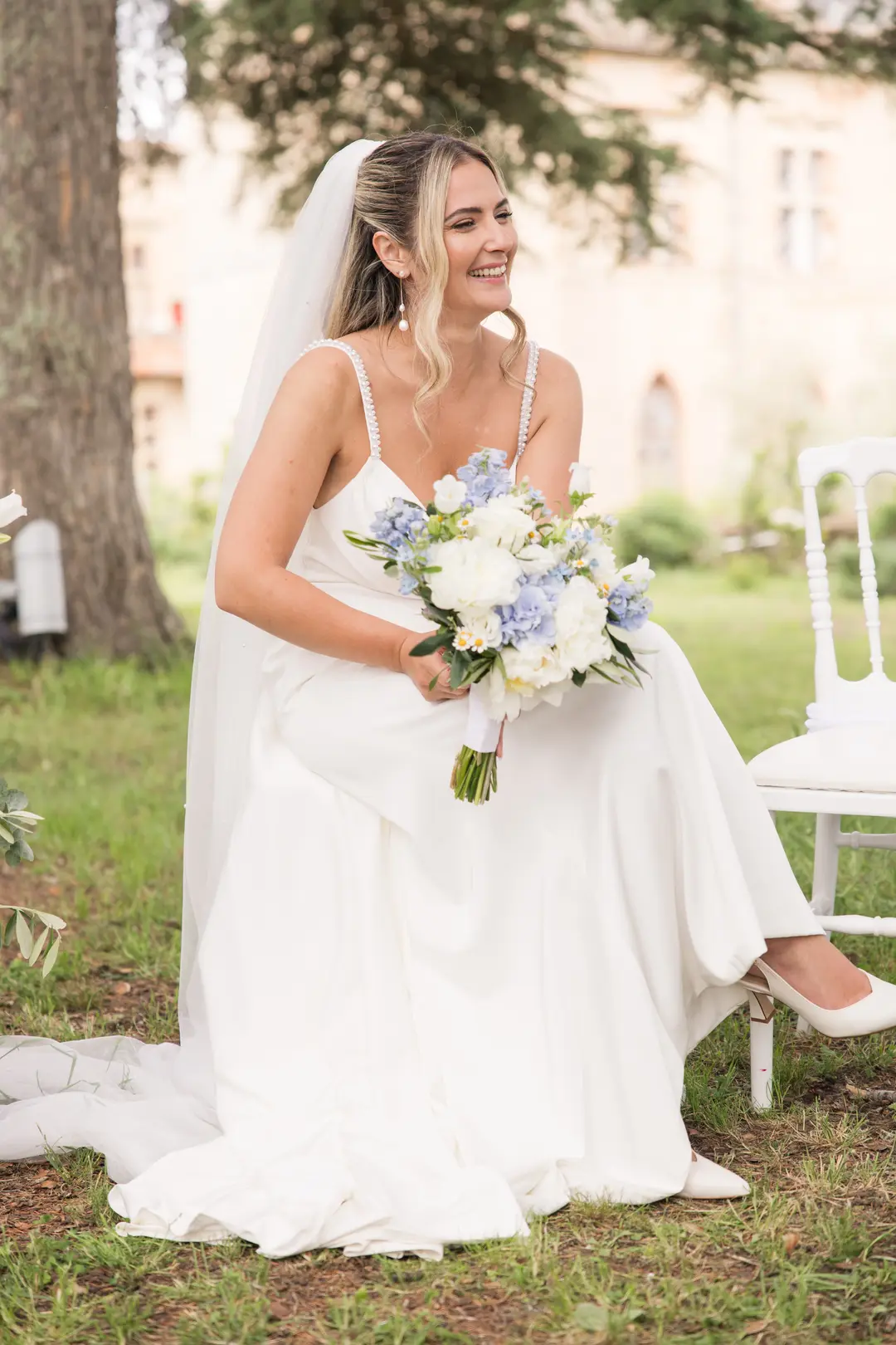 Bouquet de mariée – mariage Emma & Patrick, Château de Caumont