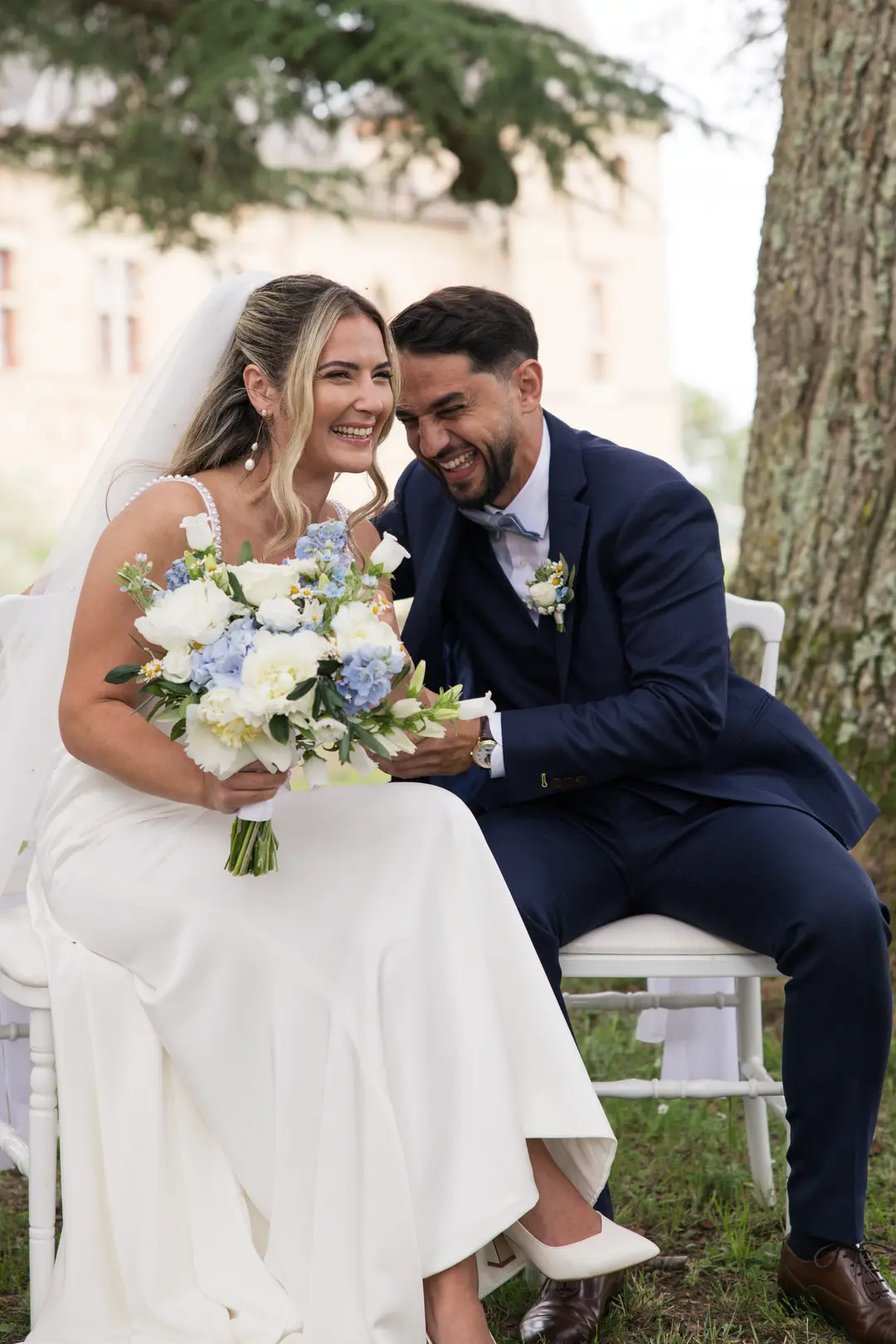 Bouquet de mariée – mariage Emma & Patrick, Château de Caumont