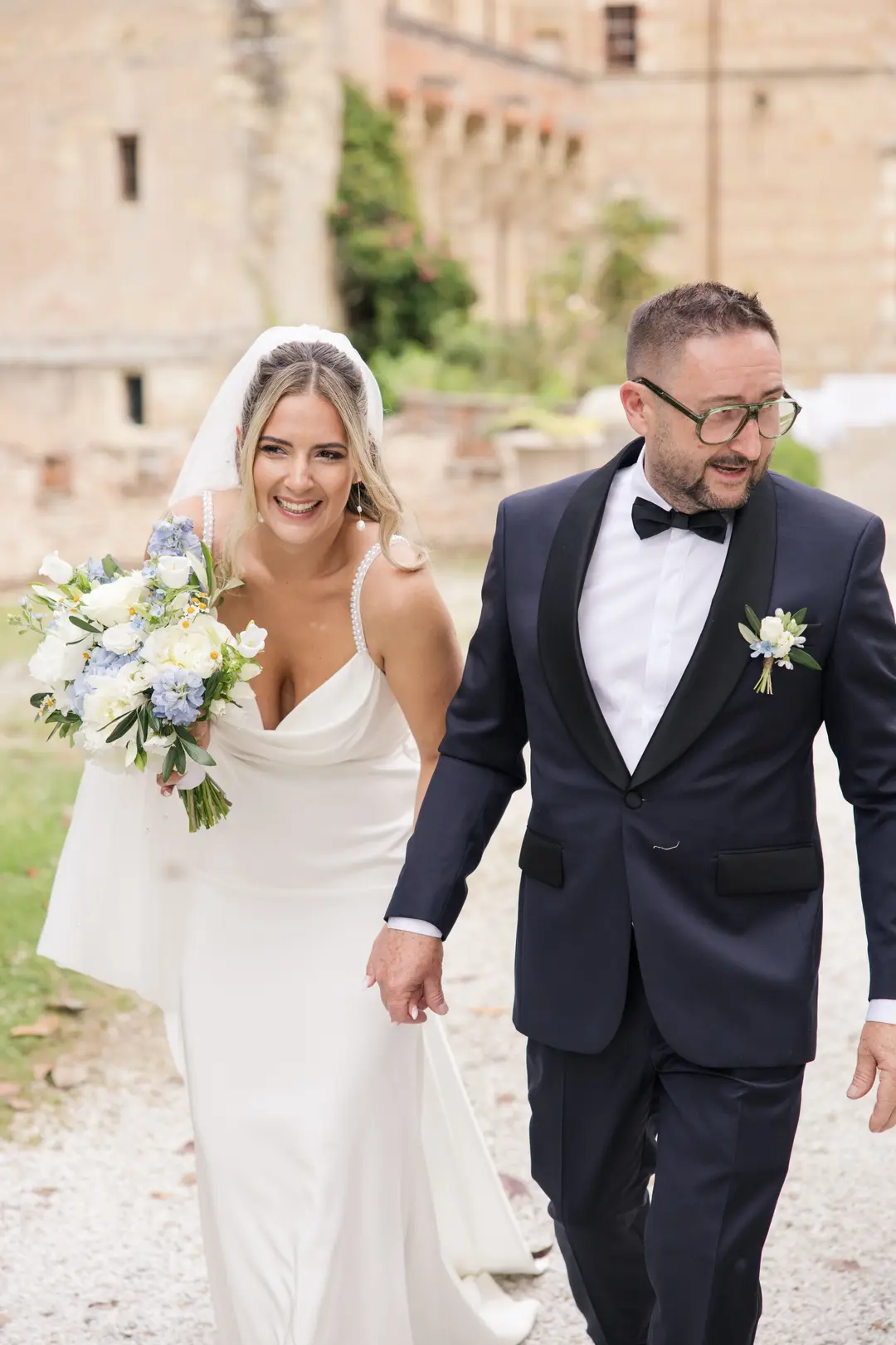 Bouquet de mariée – mariage Emma & Patrick, Château de Caumont