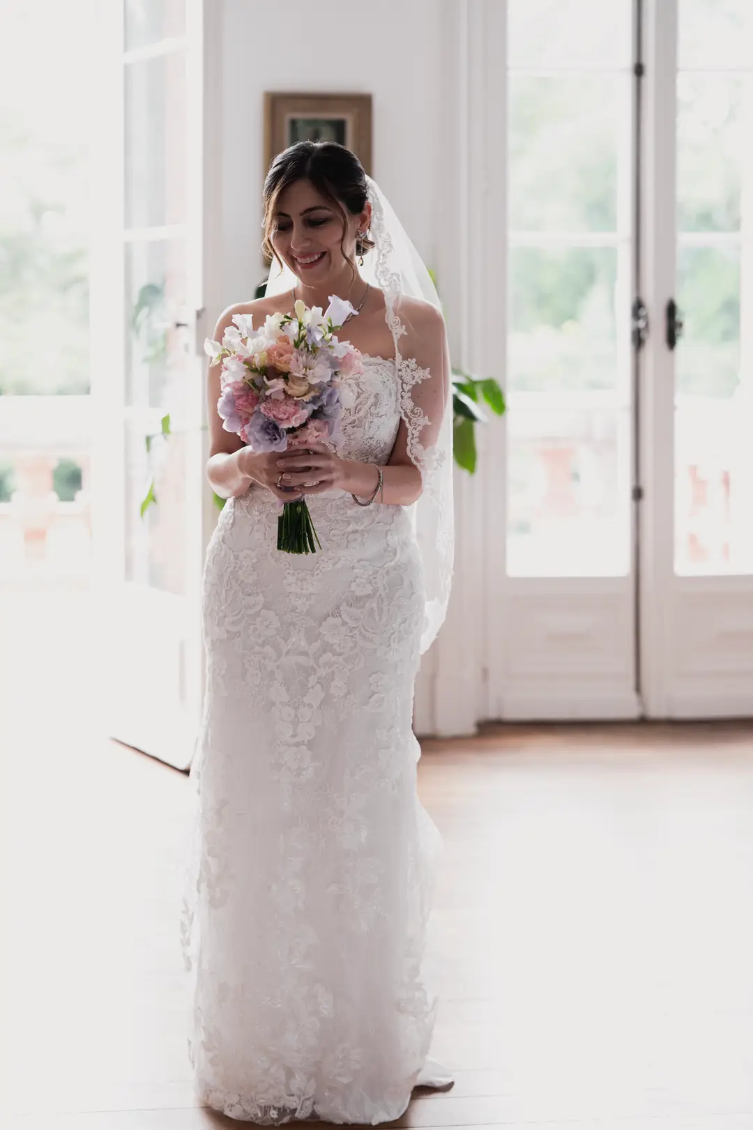 Bouquet de mariée – mariage Georgina & Daniel, Château Saint-Michel