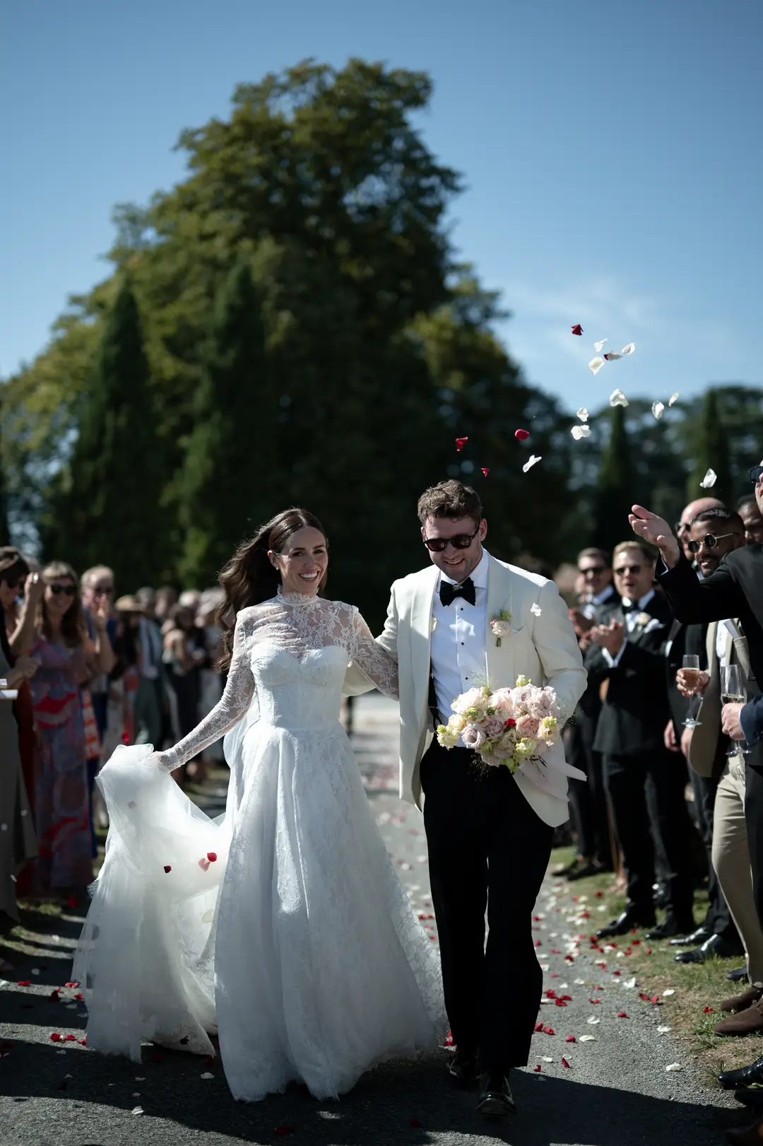 Bouquet de mariée – mariage Harriett & Oliver, Château de Poudenas