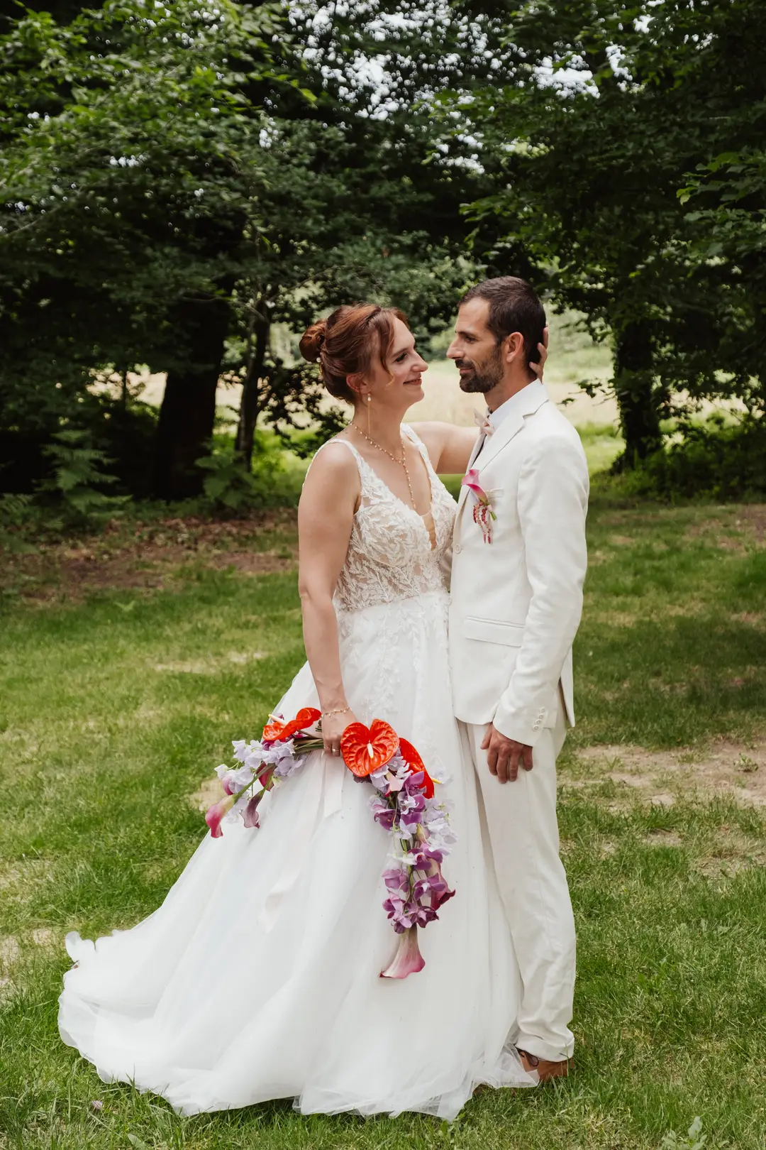 bouquet mariée – Shooting d'inspiration, Airial de Lachayre