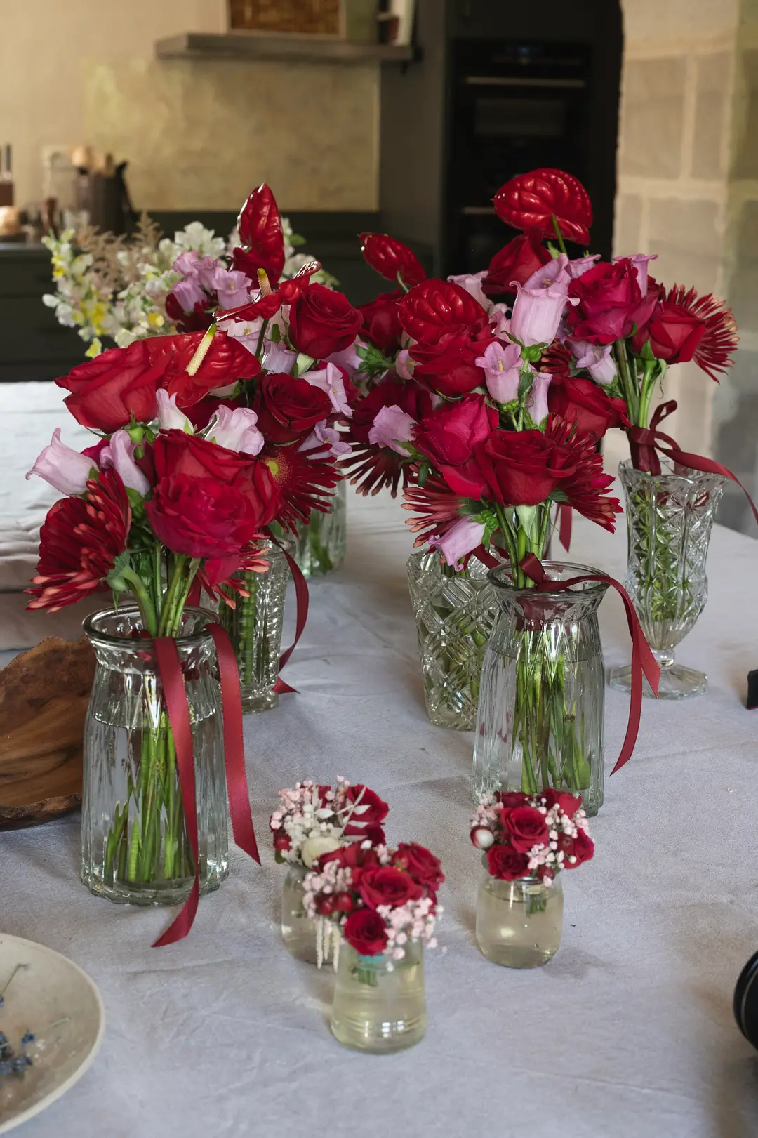 Bouquets demoiselle d'honneur – mariage Amy & Christian