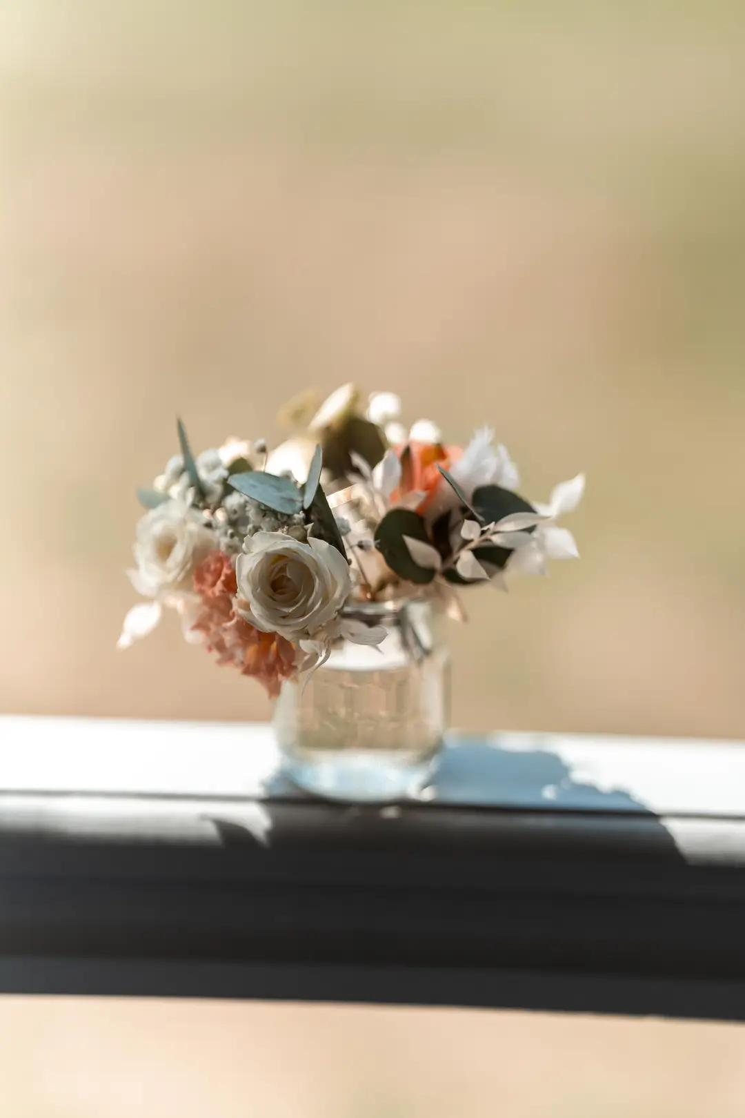 Boutonnière – mariage Charlotte & Hugo