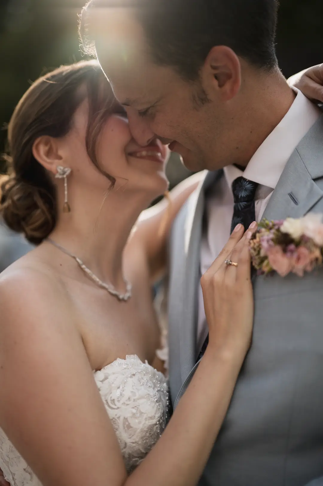 Boutonnière – mariage Georgina & Daniel, Château Saint-Michel