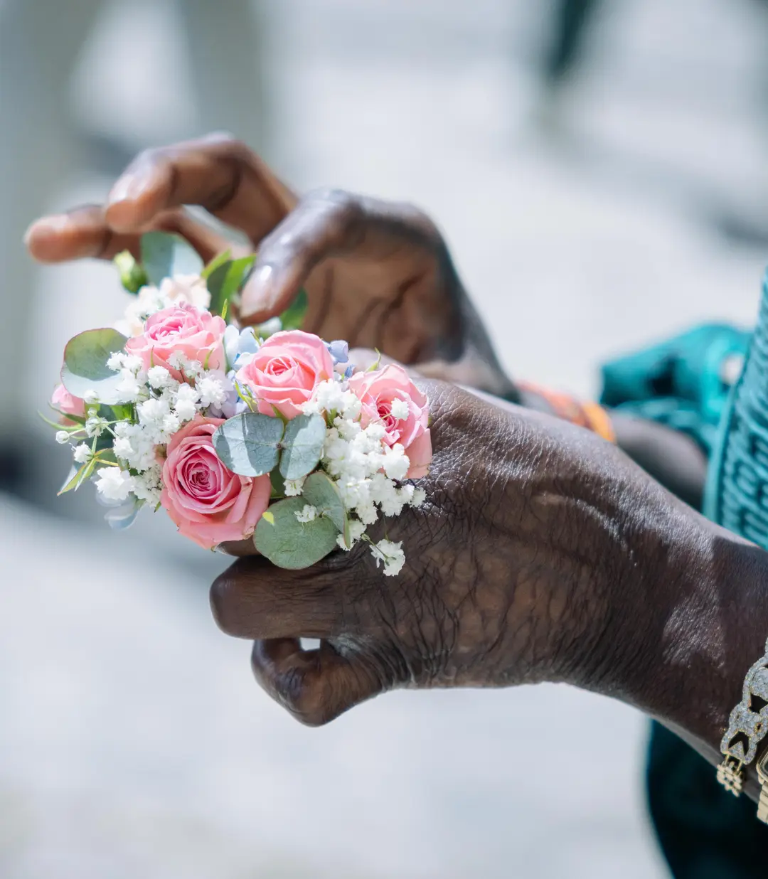 Boutonnières – mariage Louise & Thomas, Château de la Hille