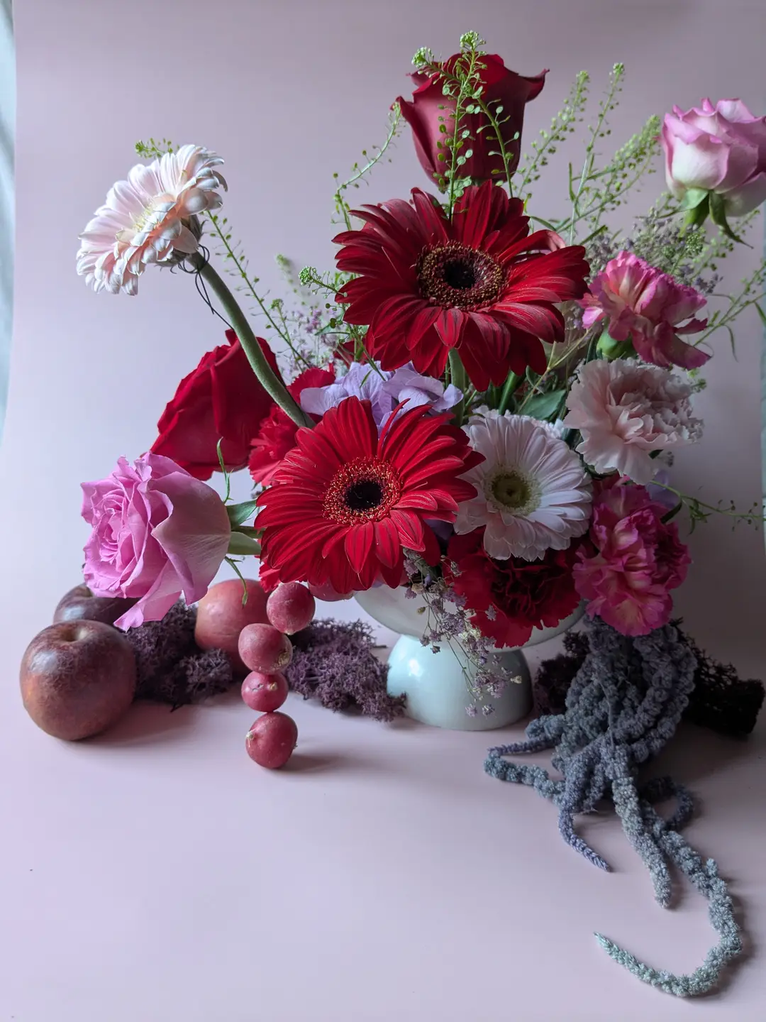 Centre de table fleuri – Shooting Fleurs & Cie
