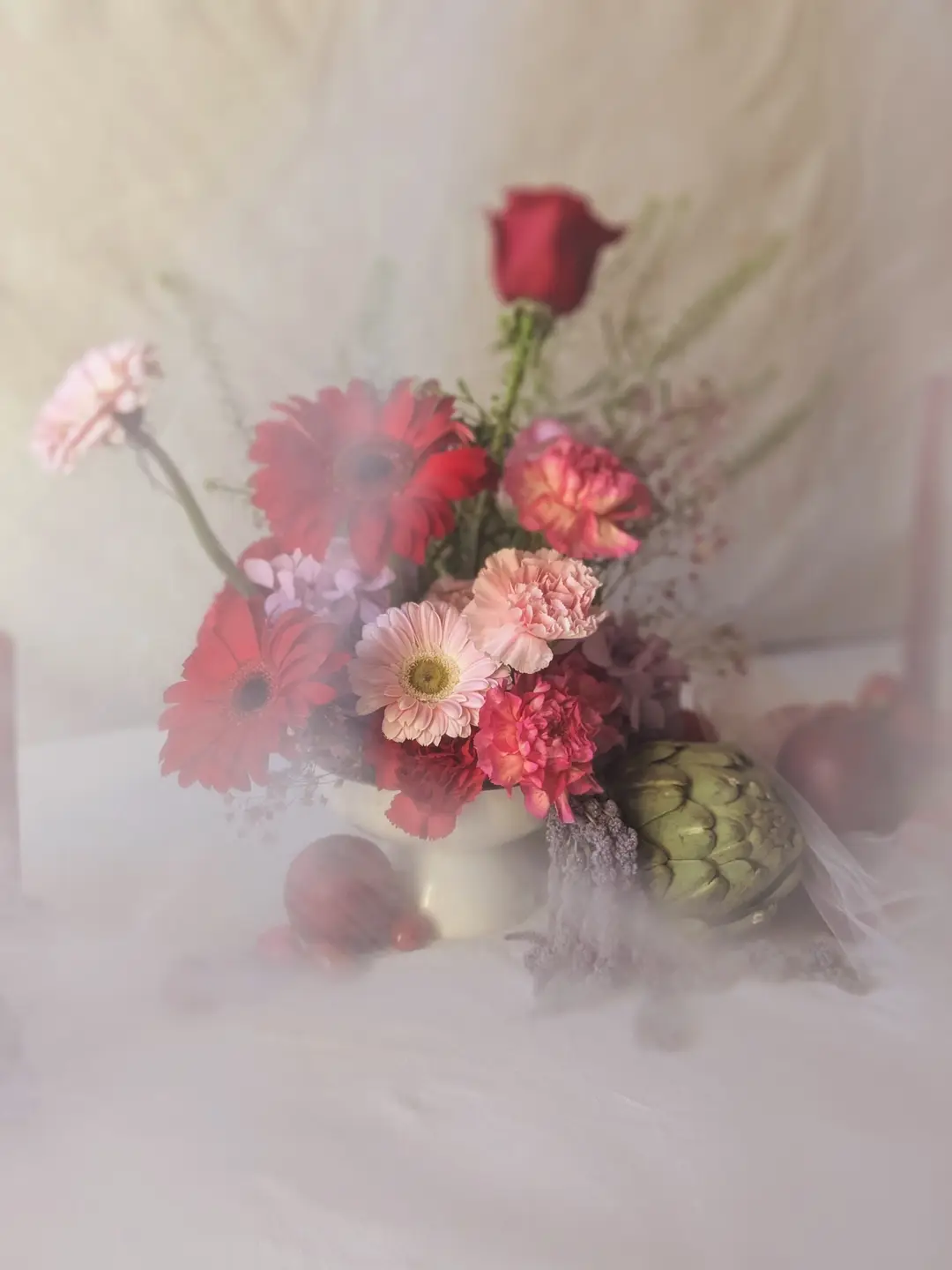 Centre de table fleuri – Shooting Fleurs & Cie