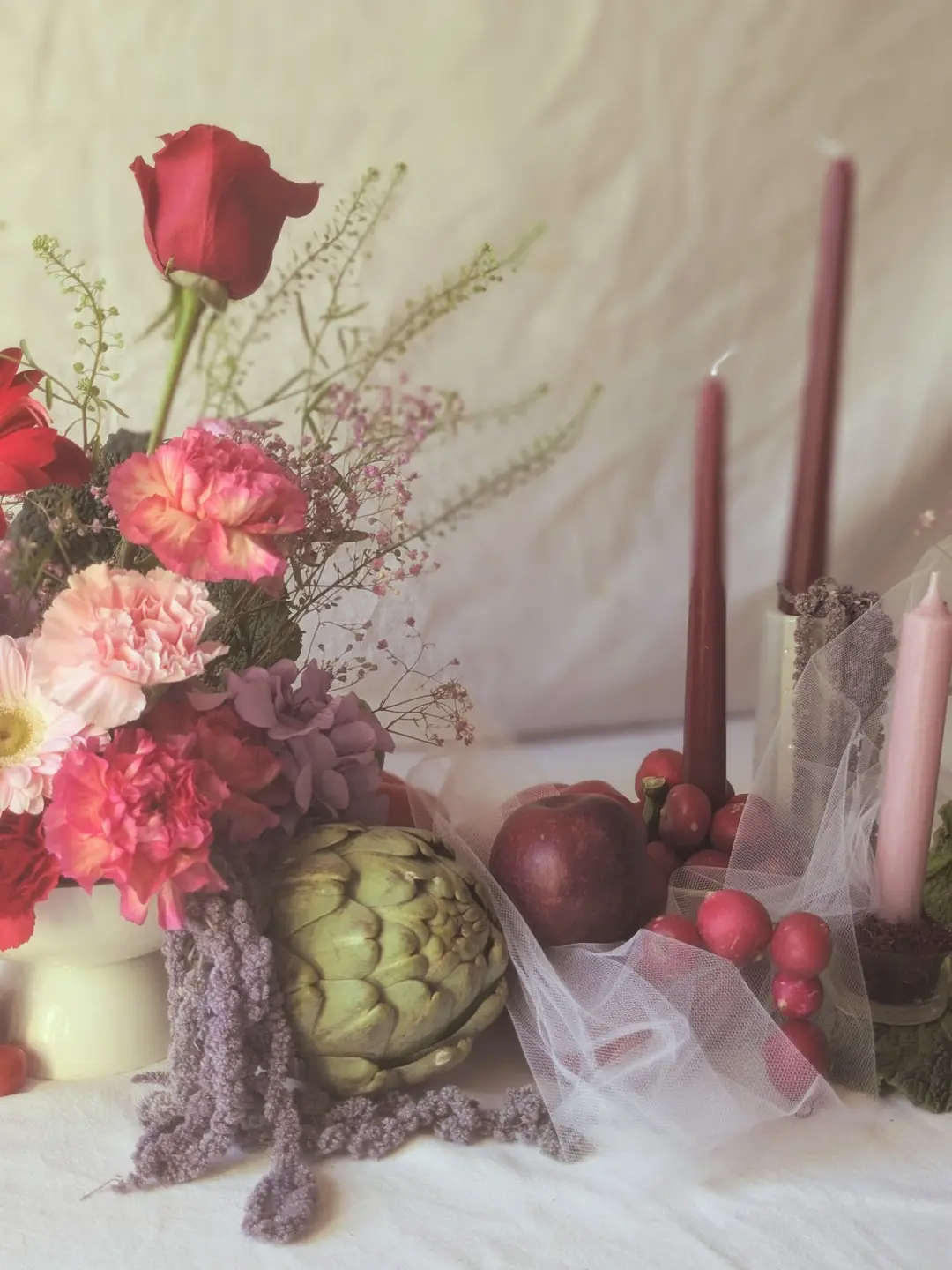 Centre de table fleuri – Shooting Fleurs & Cie