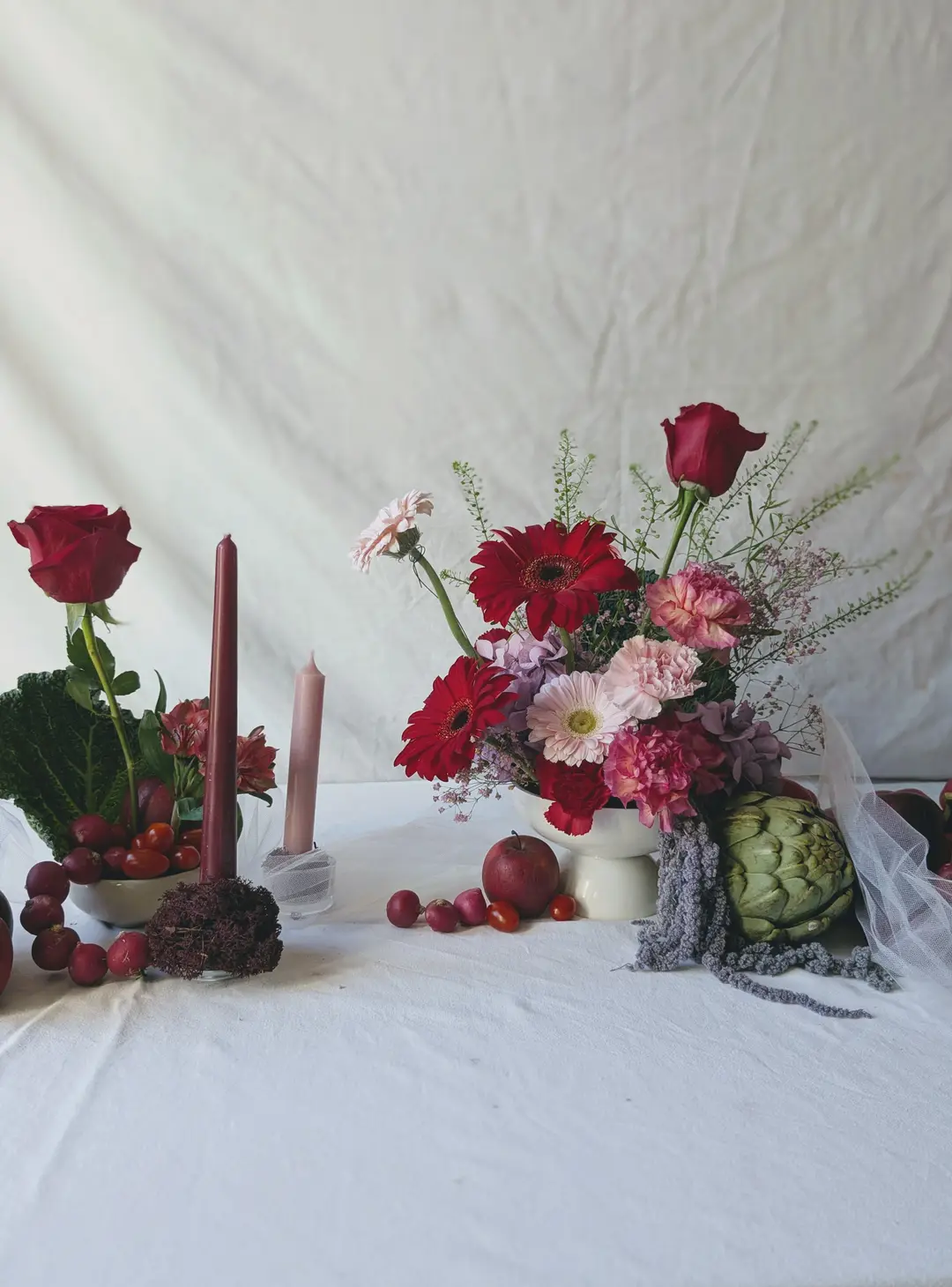 Centre de table fleuri – Shooting Fleurs & Cie