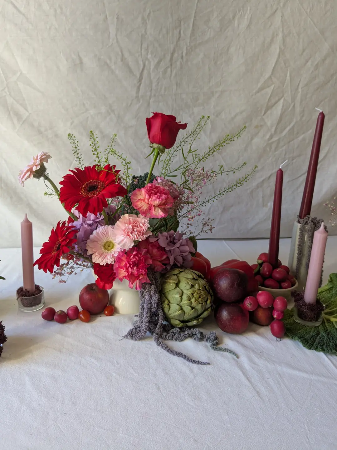 Centre de table fleuri – Shooting Fleurs & Cie