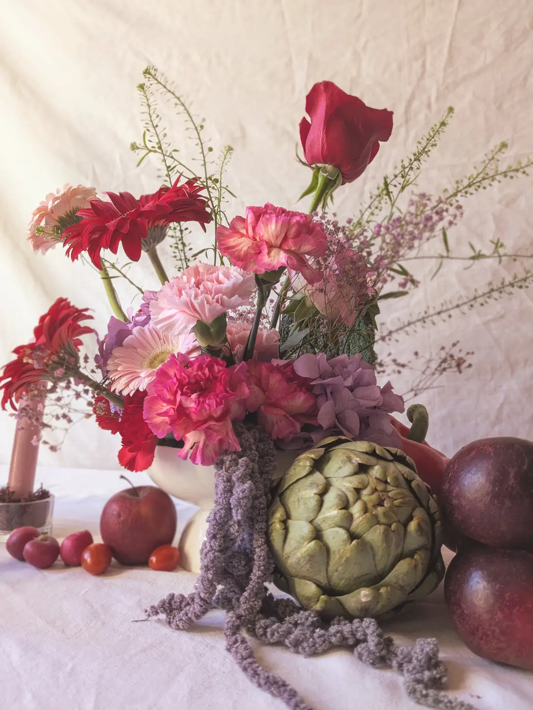 Centre de table fleuri – Shooting Fleurs & Cie
