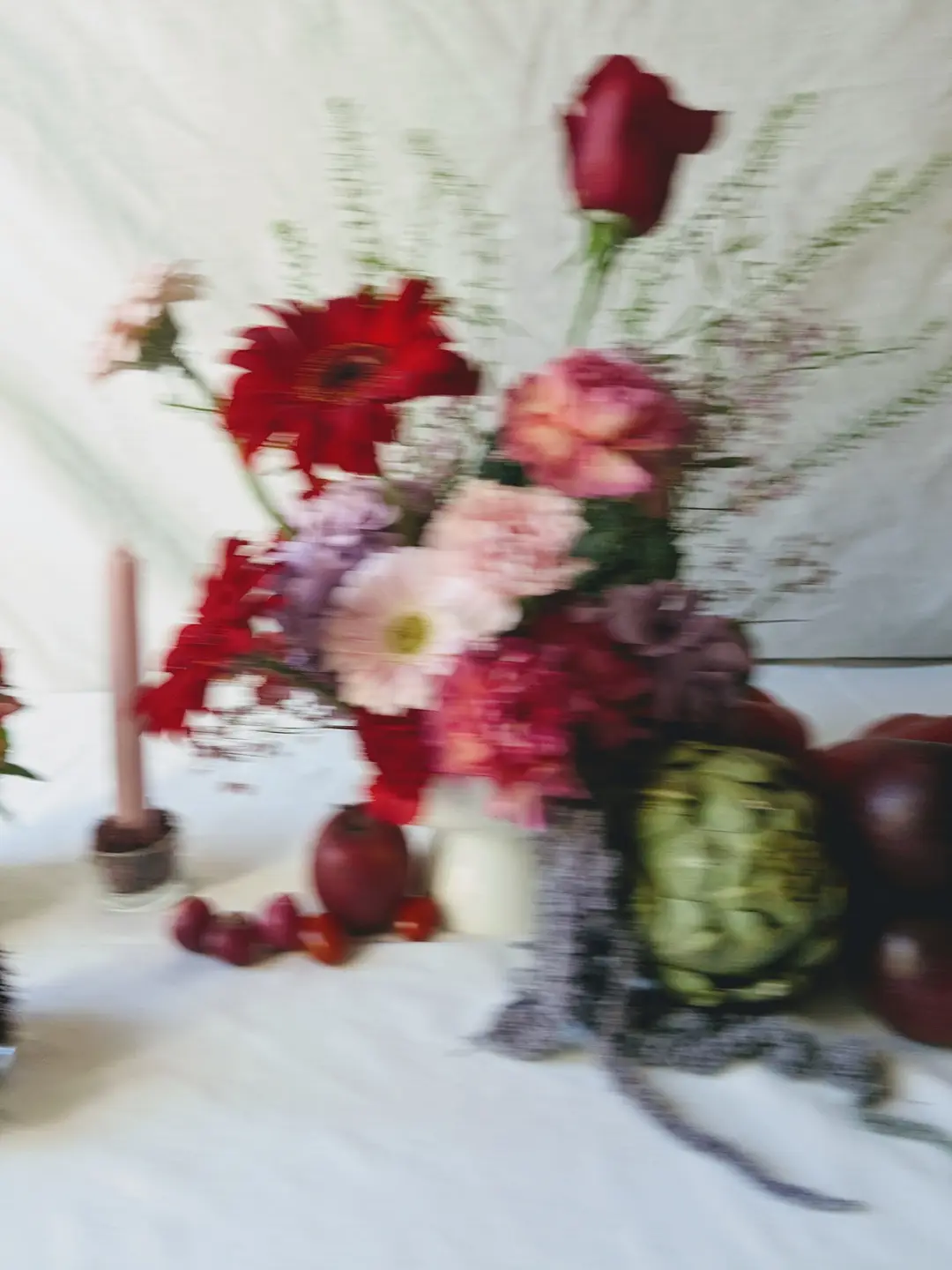 Centre de table fleuri – Shooting Fleurs & Cie