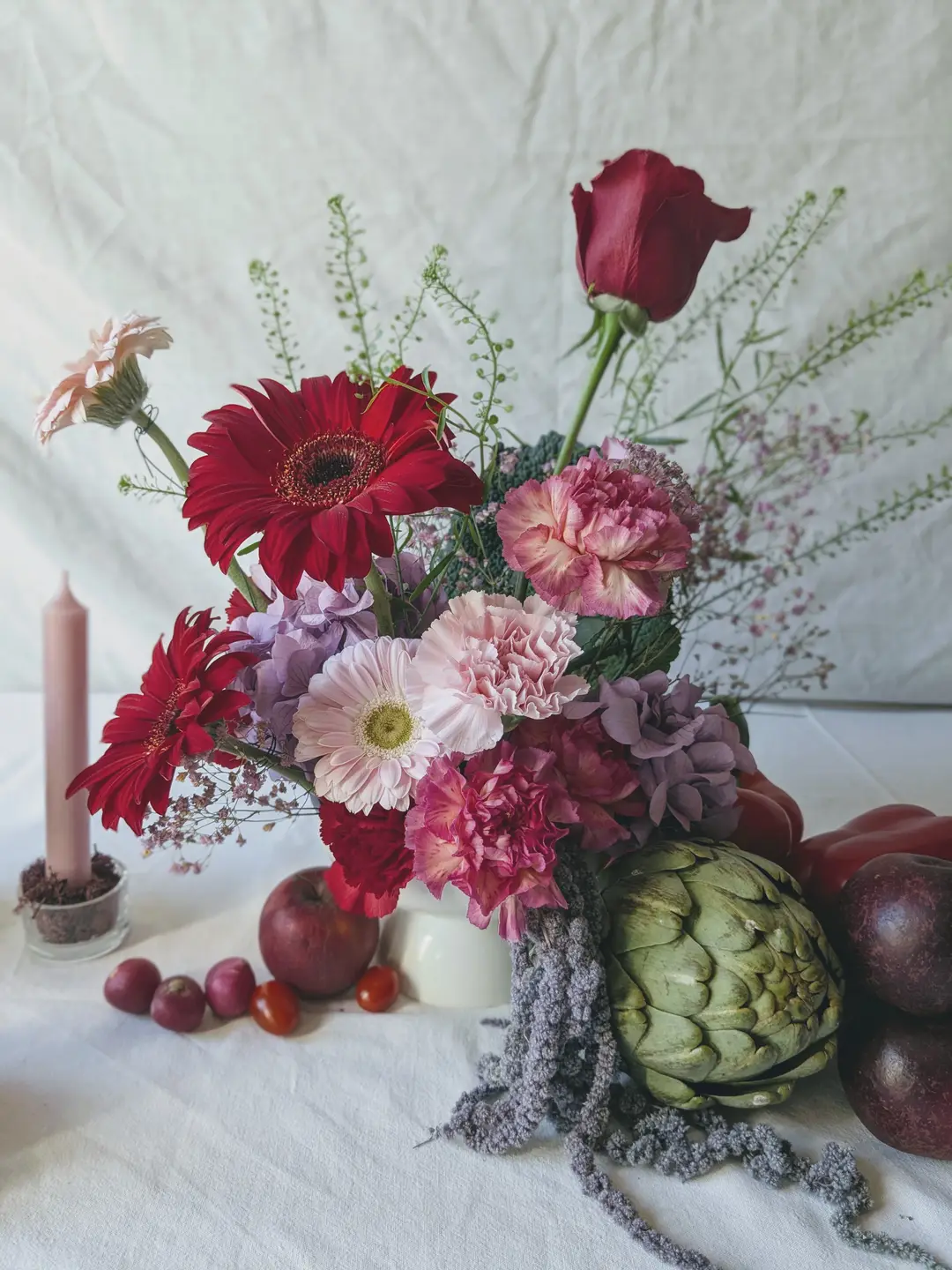Centre de table fleuri – Shooting Fleurs & Cie