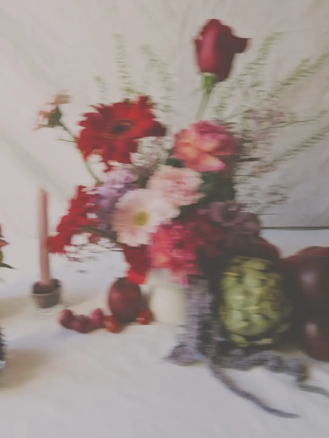 Centre de table fleuri – Shooting Fleurs & Cie