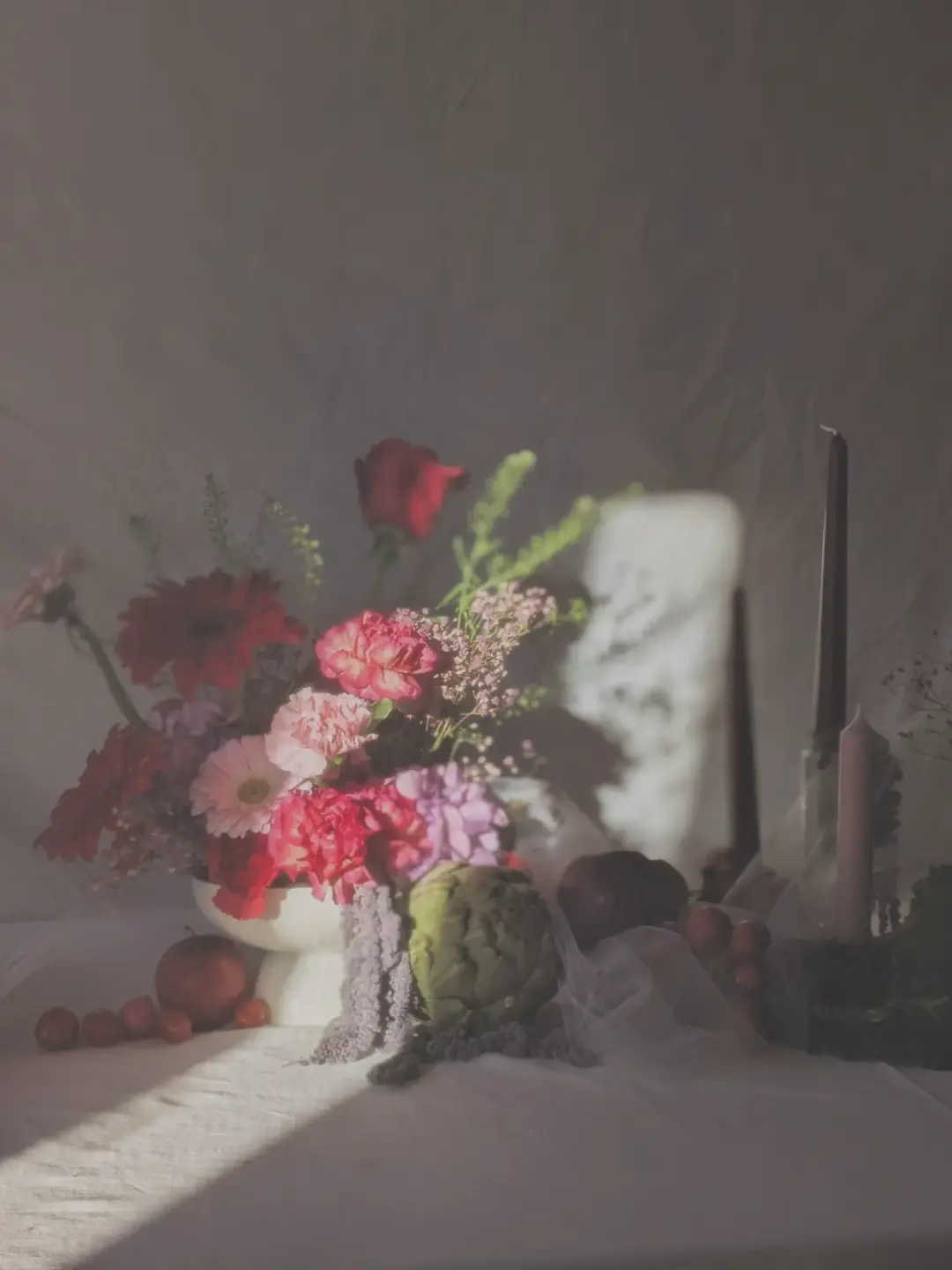 Centre de table fleuri – Shooting Fleurs & Cie