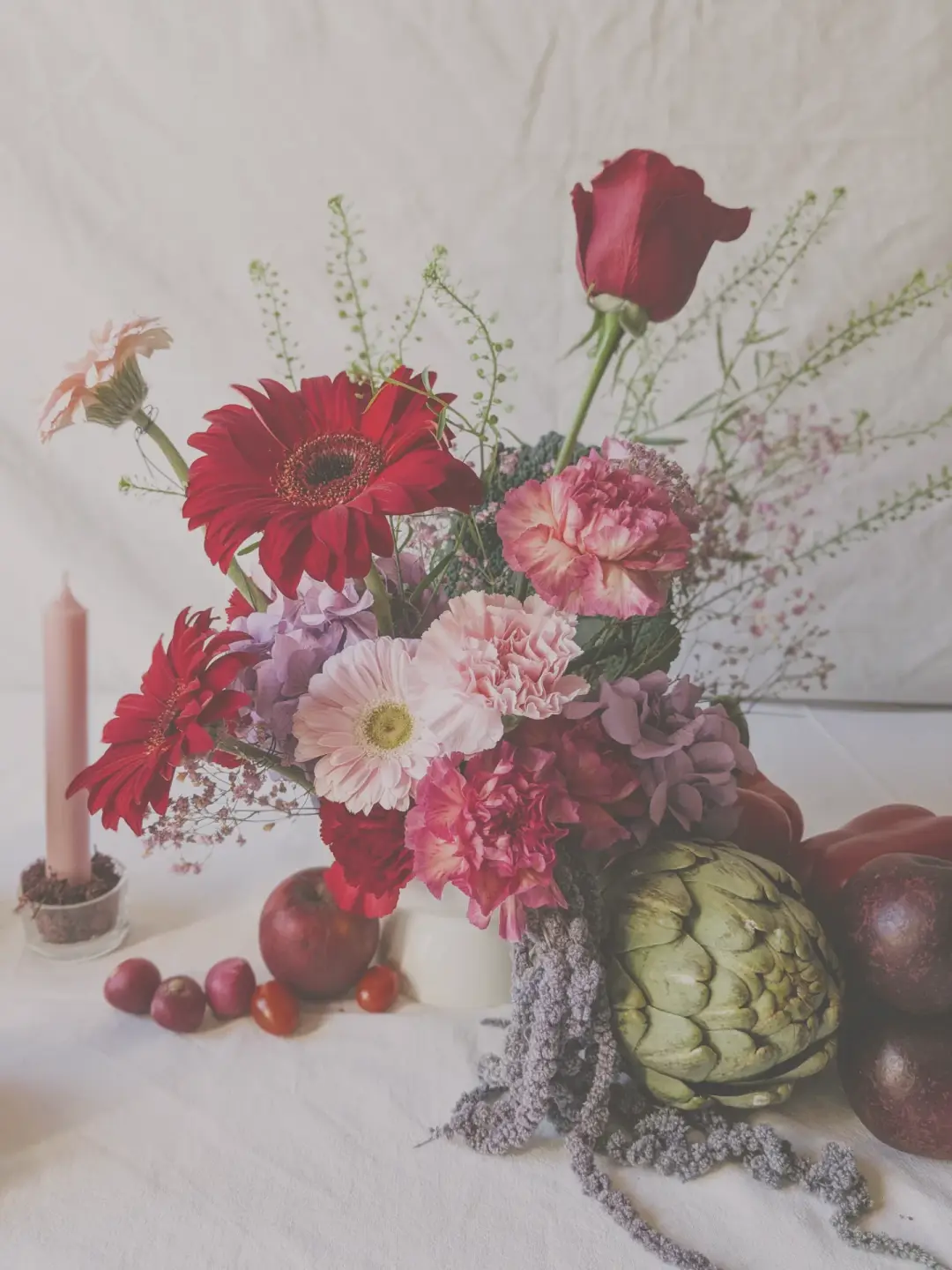 Centre de table fleuri – Shooting Fleurs & Cie
