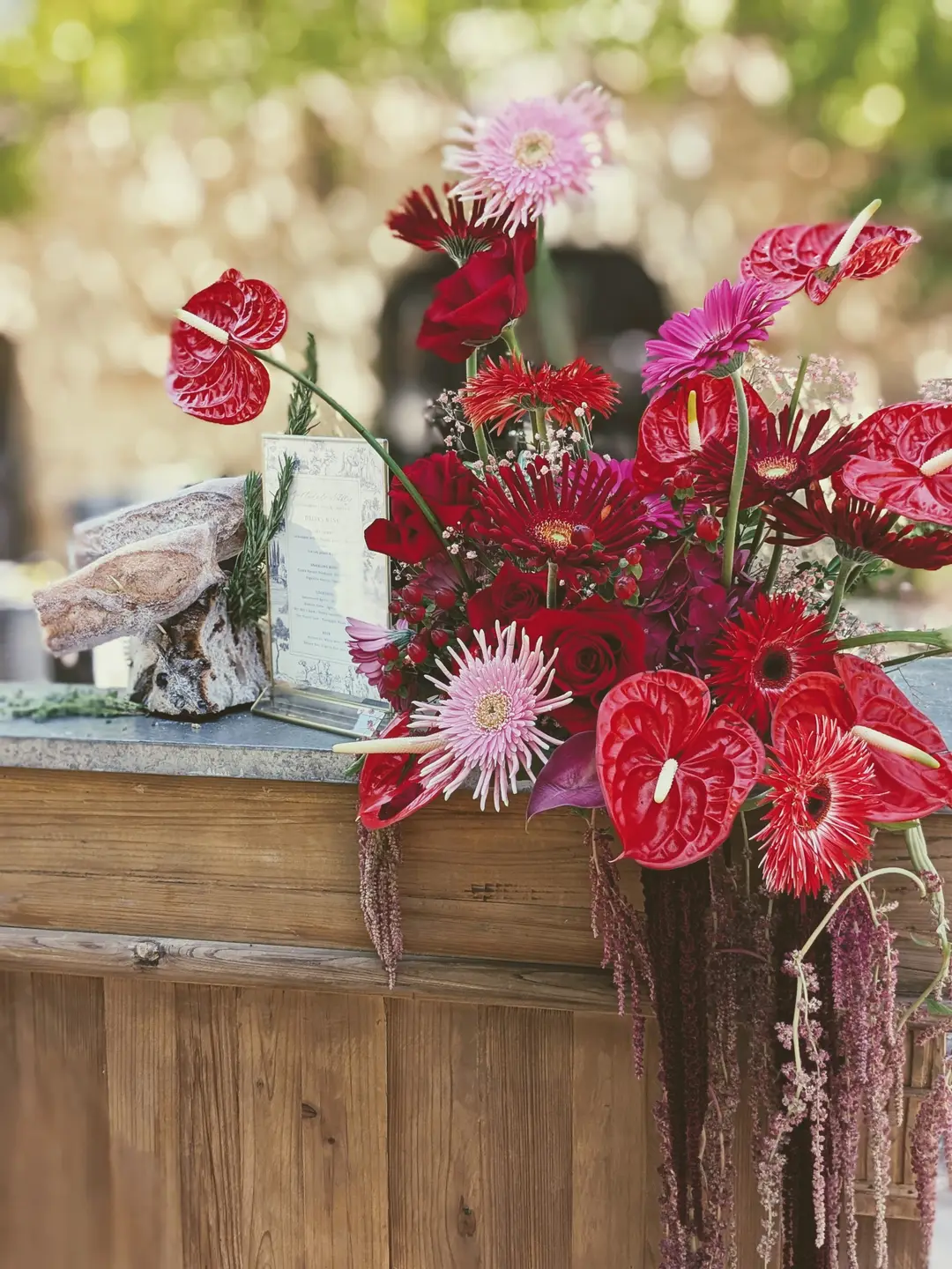 Composition florale – mariage Amy & Christian