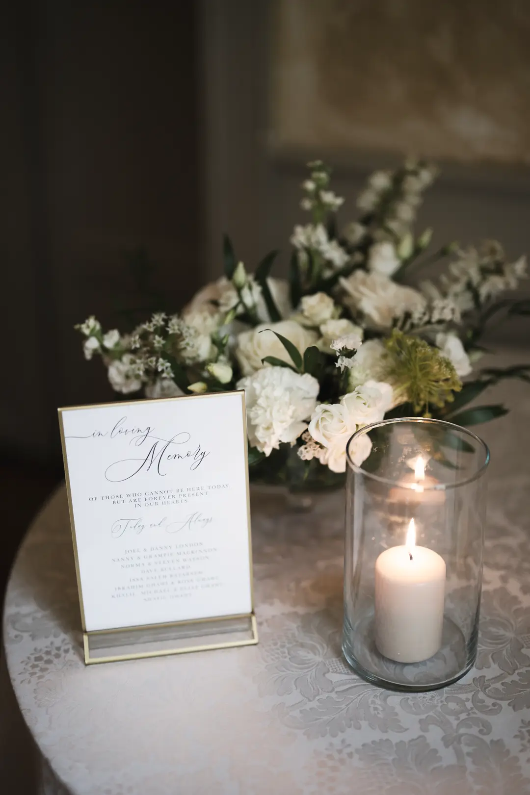 Fleurs bar – mariage Jessica & Issa, Château La Commanderie