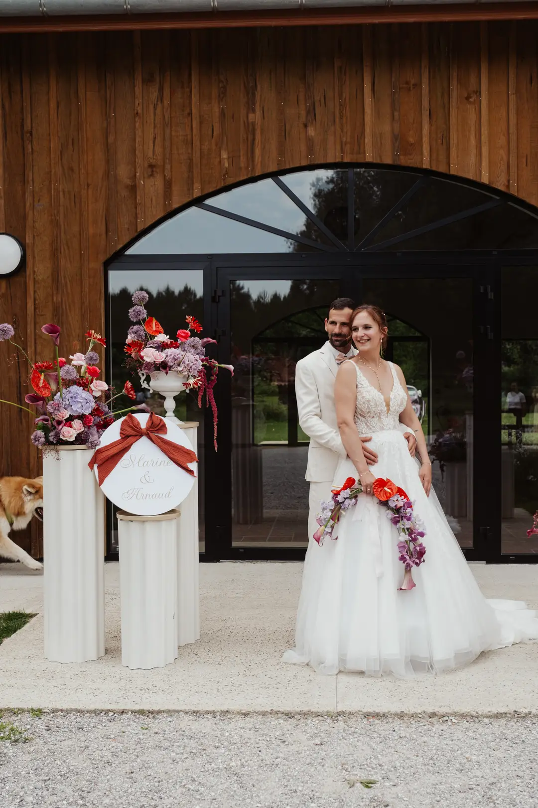 Panneau de bienvenue – Shooting d'inspiration, Airial de Lachayre