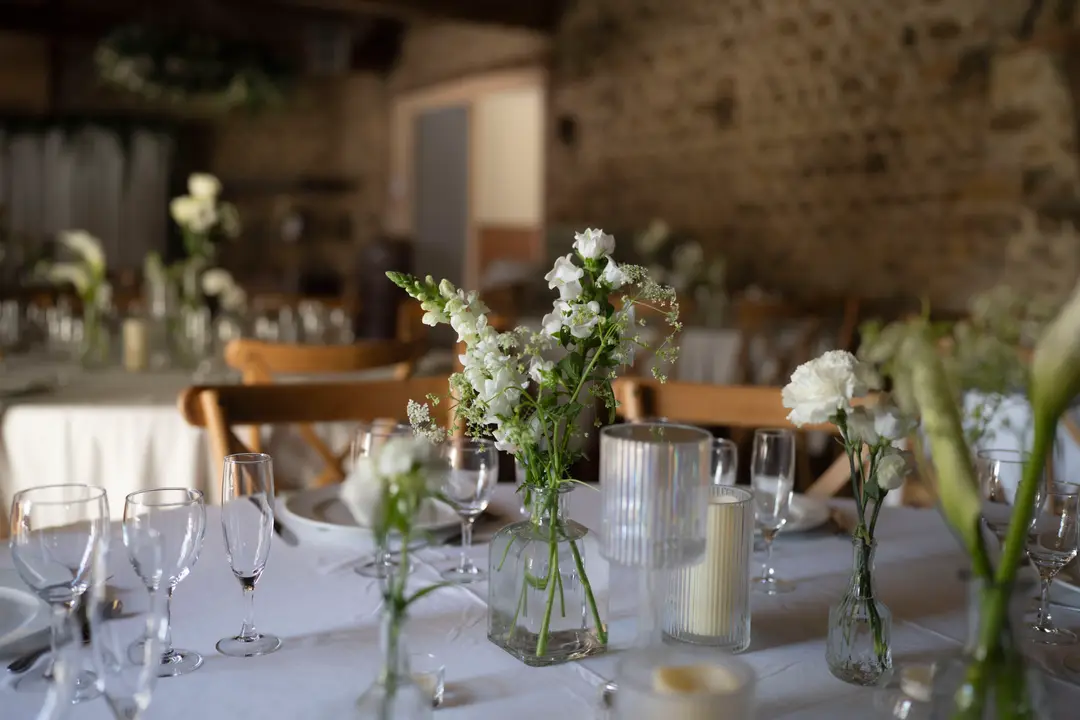 soliflores fleuris – mariage Sylvie & François, Belvédère du Domaine